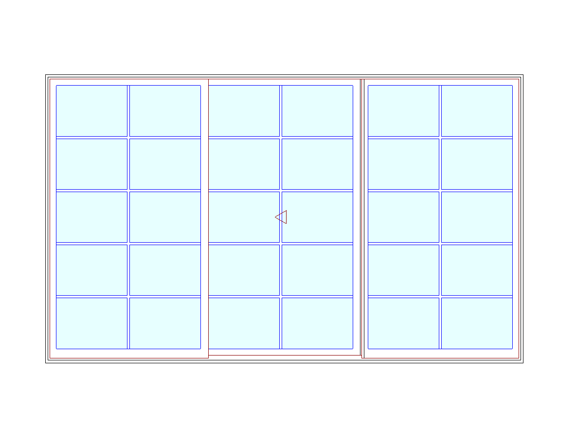 MARVIN Elevate CN 12070 3 Panel Sliding Patio Door 142.5" X 86" Ultrex Fiberglass Exterior Wood Interior Clear Tempered Glass Low-E2 With Argon Grilles/Screen Optional
