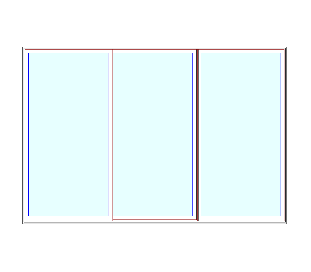 MARVIN Elevate CN 12080 3 Panel Sliding Patio Door 142.5" X 95.5" Ultrex Fiberglass Exterior Wood Interior Clear Tempered Glass Low-E2 With Argon Grilles/Screen Optional