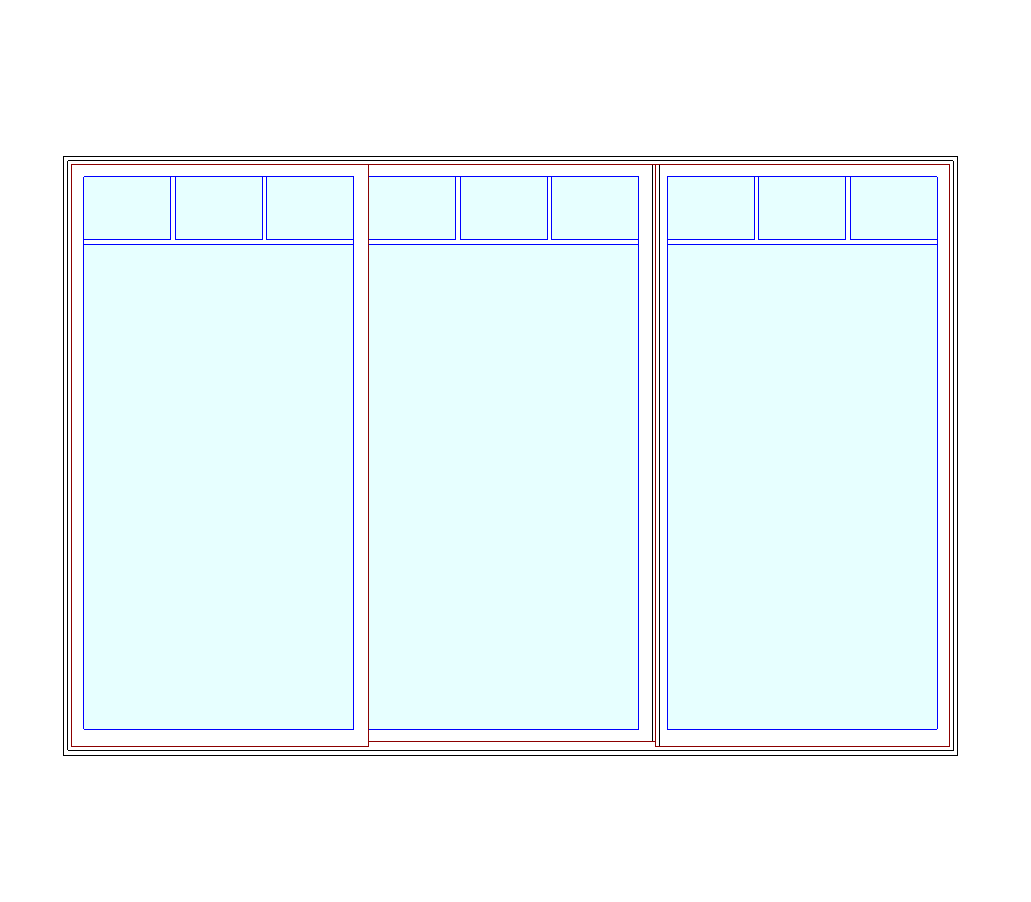MARVIN Elevate CN 12080 3 Panel Sliding Patio Door 142.5" X 95.5" Ultrex Fiberglass Exterior Wood Interior Clear Tempered Glass Low-E2 With Argon Grilles/Screen Optional