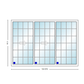 MI V3000 Series 12'0" X 8'0" Vinyl 3 Panel Multi-Slide White Sliding/Gliding HP Low-E Clear Dual Pane Tempered Glass Knocked Down Patio Door 1618 Grilles Options