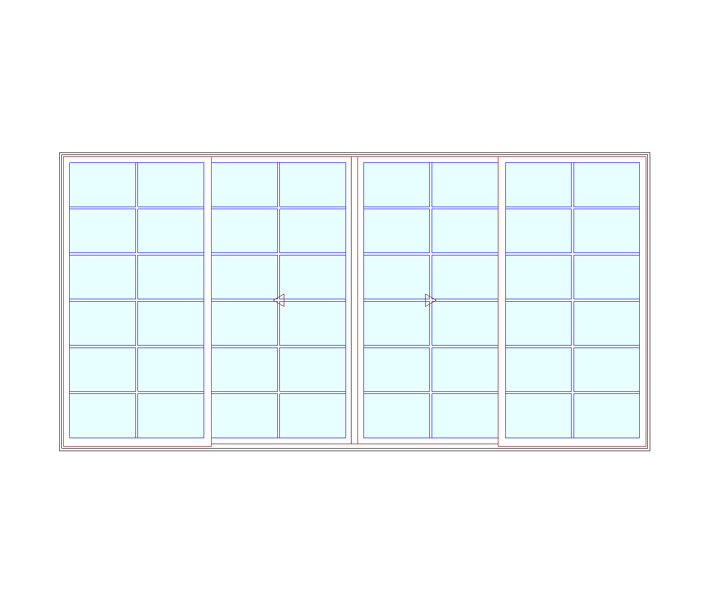 MARVIN Elevate CN 16080 4 Panel Sliding Patio Door OXXO 189