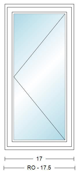 ANDERSEN Windows 400 Series Venting Casement 17" Wide Vinyl Exterior Wood Interior New Construction Low-E4 Dual Pane Argon Fill Glass Full Screen/Tempered/Frosted/Grilles Optional CR12, CR125, CR13, CR135, CR14, CR145, CR15, CR155, Or CR16