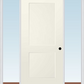 MMI 2 Panel 3'0" X 6'8" Fiberglass Smooth Exterior Prehung Door With 2 Direct Set Sidelights 110