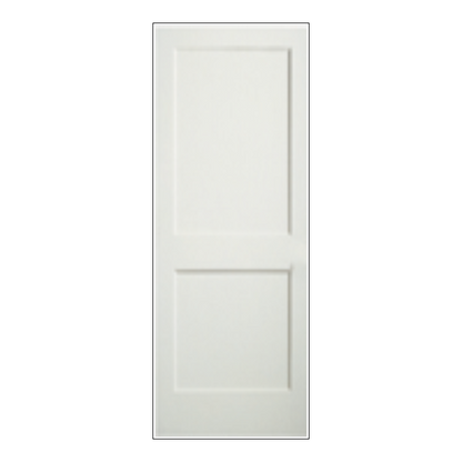 REEB 6'8 X 1-3/8 Or 1-3/4 2 Panel Primed Flat Shaker Sticking Interior Door PR8782