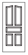 MILLENIUM Primed MDF Interior Door 305