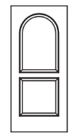 MILLENIUM Primed MDF Interior Door 402