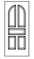 MILLENIUM Primed MDF Interior Door 405