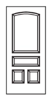 MILLENIUM Primed MDF Interior Door 505