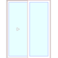 MARVIN Essential 5'0" X 6'8" Frame Size: 59½" X 79½" Ultrex Fiberglass Interior And Exterior Sliding/Gliding Clear Tempered Low-E2 With Argon Glass 2 Panel Patio Door Grilles/Screen Options CN 5068