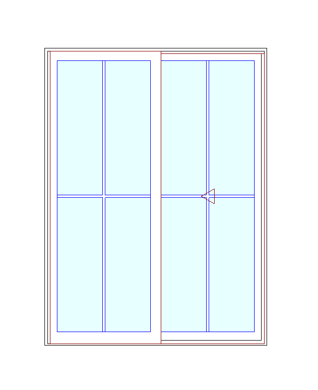 MARVIN Essential 5'0" X 6'8" Frame Size: 59½" X 79½" Ultrex Fiberglass Interior And Exterior Sliding/Gliding Clear Tempered Low-E2 With Argon Glass 2 Panel Patio Door Grilles/Screen Options CN 5068
