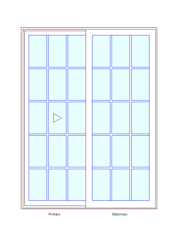 MARVIN Essential 5'0" X 6'8" Frame Size: 59½" X 79½" Ultrex Fiberglass Interior And Exterior Sliding/Gliding Clear Tempered Low-E2 With Argon Glass 2 Panel Patio Door Grilles/Screen Options CN 5068