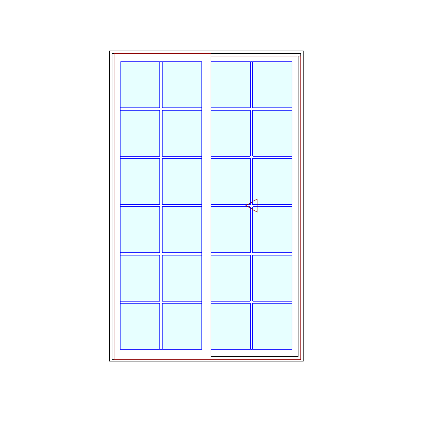 MARVIN Essential 5'0" X 8'0" Frame Size 59½" X 95½" Ultrex Fiberglass Interior And Exterior Sliding/Gliding Clear Tempered Low-E2 With Argon Glass 2 Panel Patio Door Grilles/Screen Options CN 5080