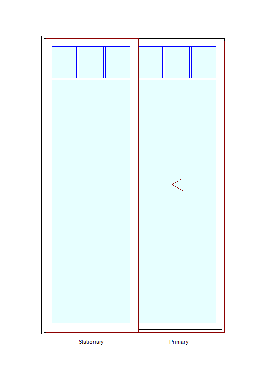MARVIN Essential 5'0" X 8'0" Frame Size 59½" X 95½" Ultrex Fiberglass Interior And Exterior Sliding/Gliding Clear Tempered Low-E2 With Argon Glass 2 Panel Patio Door Grilles/Screen Options CN 5080