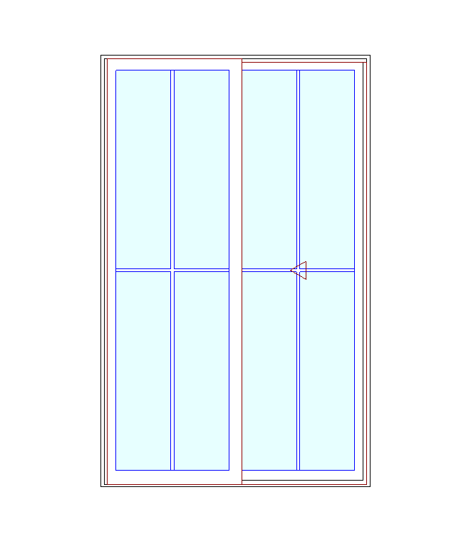 MARVIN Essential 5'0" X 8'0" Frame Size 59½" X 95½" Ultrex Fiberglass Interior And Exterior Sliding/Gliding Clear Tempered Low-E2 With Argon Glass 2 Panel Patio Door Grilles/Screen Options CN 5080