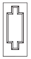 MILLENIUM Primed MDF Interior Door 523