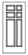 MILLENIUM Primed MDF Interior Door 525