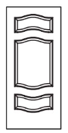 MILLENIUM Primed MDF Interior Door 527