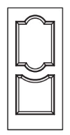 MILLENIUM Primed MDF Interior Door 534