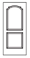 MILLENIUM Primed MDF Interior Door 558