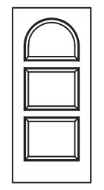 MILLENIUM Primed MDF Interior Door 569