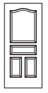 MILLENIUM Primed MDF Interior Door 577