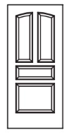 MILLENIUM Primed MDF Interior Door 579