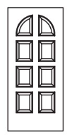 MILLENIUM Primed MDF Interior Door 594