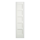 REEB 6'8 X 1-3/8 OR 1-3/4 5 Panel Equal Primed Flat Shaker Sticking Interior Door PR8755