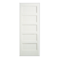 REEB 6'8 X 1-3/8 OR 1-3/4 5 Panel Equal Primed Flat Shaker Sticking Interior Door PR8755