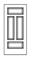 MILLENIUM Primed MDF Interior Door 600