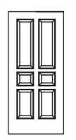 MILLENIUM Primed MDF Interior Door 601