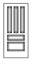 MILLENIUM Primed MDF Interior Door 605