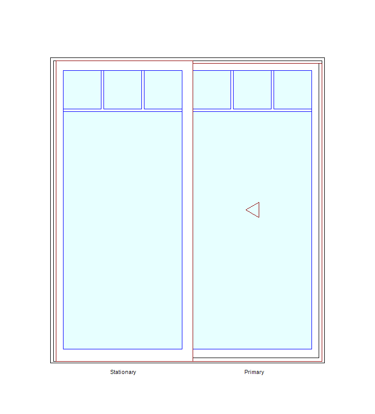 MARVIN Essential 6'0" X 6'8" Frame Size 71½" X 79½" Ultrex Fiberglass Interior And Exterior Sliding/Gliding Clear Tempered Low-E2 With Argon Glass 2 Panel Patio Door Grilles/Screen Options CN 6068