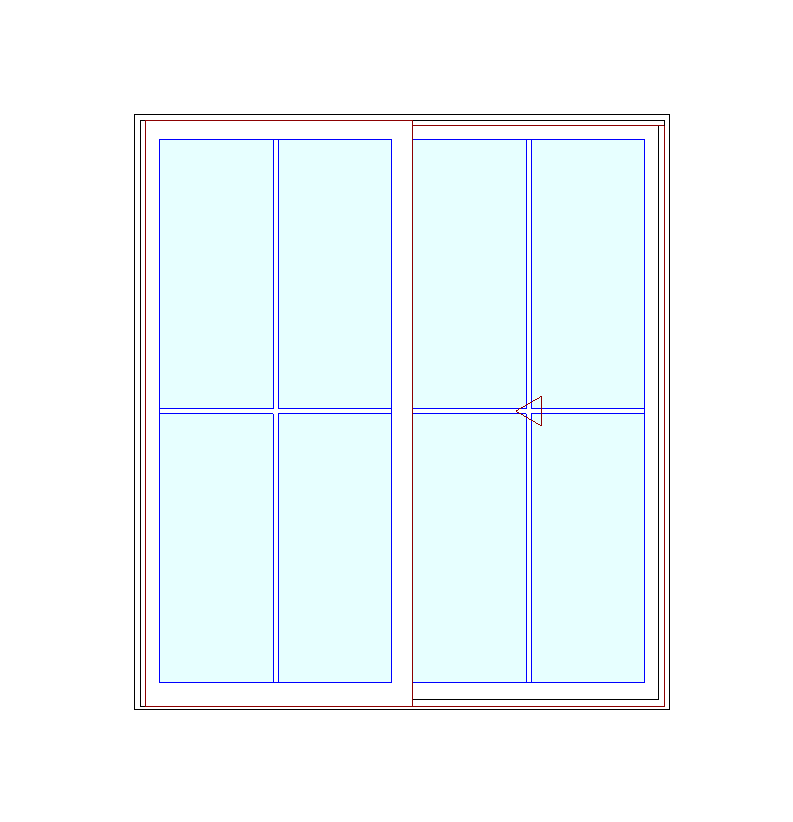 MARVIN Essential 6'0" X 6'8" Frame Size 71½" X 79½" Ultrex Fiberglass Interior And Exterior Sliding/Gliding Clear Tempered Low-E2 With Argon Glass 2 Panel Patio Door Grilles/Screen Options CN 6068