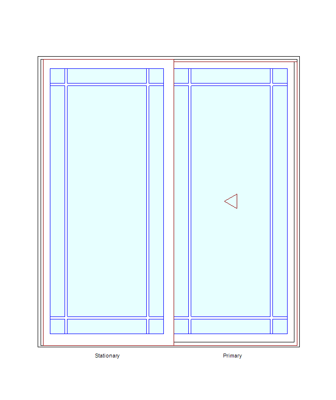 MARVIN Essential 6'0" X 6'8" Frame Size 71½" X 79½" Ultrex Fiberglass Interior And Exterior Sliding/Gliding Clear Tempered Low-E2 With Argon Glass 2 Panel Patio Door Grilles/Screen Options CN 6068