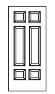 MILLENIUM Primed MDF Interior Door 607