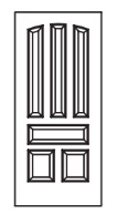 MILLENIUM Primed MDF Interior Door 608