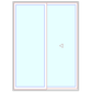 MARVIN Elevate Sliding Patio Door CN 6080 71" X 95.5" Ultrex Fiberglass Exterior Wood Interior Clear Tempered Glass Low-E2 With Argon 2 Panels Grilles/Screen Optional