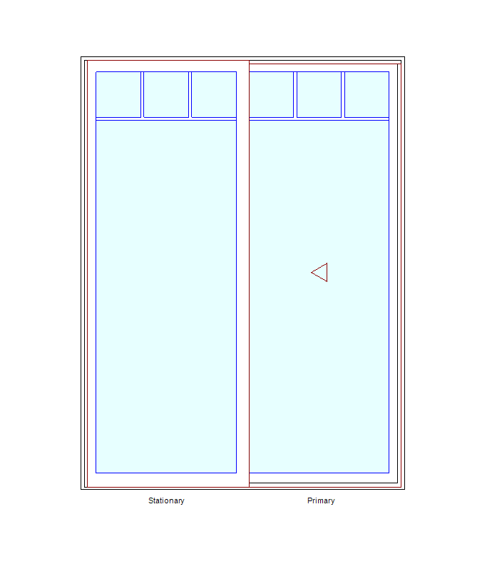 MARVIN Essential 6'0" X 8'0" Frame Size 71½" X 95½" Ultrex Fiberglass Interior And Exterior Sliding/Gliding Clear Tempered Low-E2 With Argon Glass 2 Panel Patio Door Grilles/Screen Options CN 6080