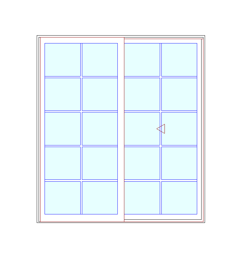 MARVIN Essential 6'0" X 6'8" Frame Size 71½" X 79½" Ultrex Fiberglass Interior And Exterior Sliding/Gliding Clear Tempered Low-E2 With Argon Glass 2 Panel Patio Door Grilles/Screen Options CN 6068