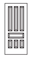 MILLENIUM Primed MDF Interior Door 609