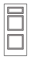 MILLENIUM Primed MDF Interior Door 620