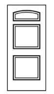 MILLENIUM Primed MDF Interior Door 621