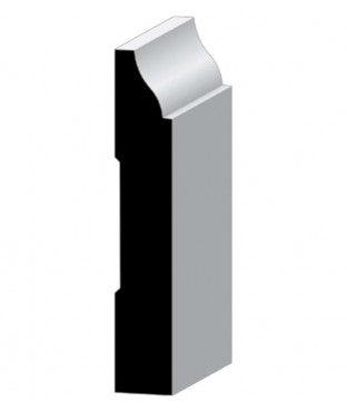 623 (Similar To B8712) 16' Primed Pine (10-Value Pack) Or Primed MDF (6-Value Pack) Colonial Base Molding