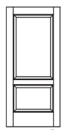 MILLENIUM Primed MDF Interior Door 635B