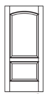 MILLENIUM Primed MDF Interior Door 636B