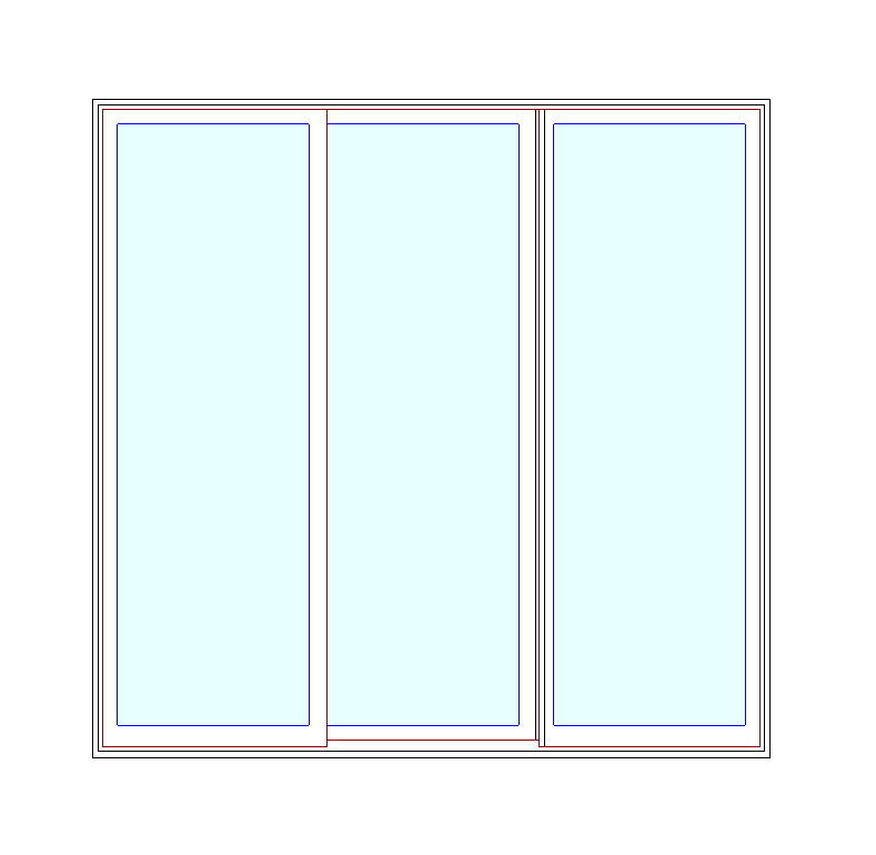 MARVIN Elevate CN 7670 3 Panel Sliding Patio Door 88.5" X 86" Ultrex Fiberglass Exterior Wood Interior Clear Tempered Glass Low-E2 With Argon Grilles/Screen Optional