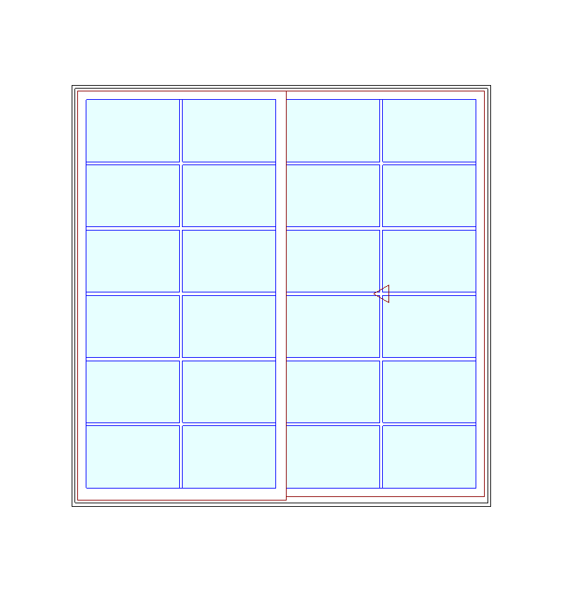 MARVIN Elevate Sliding Patio Door CN 8080 95" X 95.5" Ultrex Fiberglass Exterior Wood Interior Clear Tempered Glass Low-E2 With Argon 2 Panels Grilles/Screen Optional