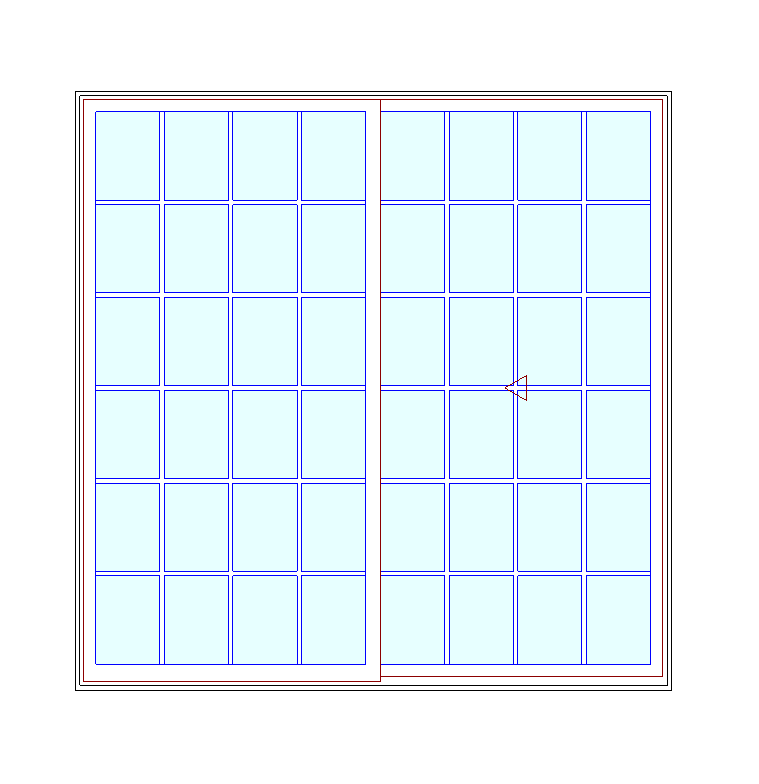 MARVIN Elevate Sliding Patio Door CN 8080 95" X 95.5" Ultrex Fiberglass Exterior Wood Interior Clear Tempered Glass Low-E2 With Argon 2 Panels Grilles/Screen Optional