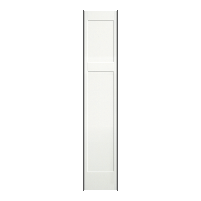 REEB 8'0 X 1-3/8 1+2 Panel Primed Flat Shaker Sticking Interior Door PR8760
